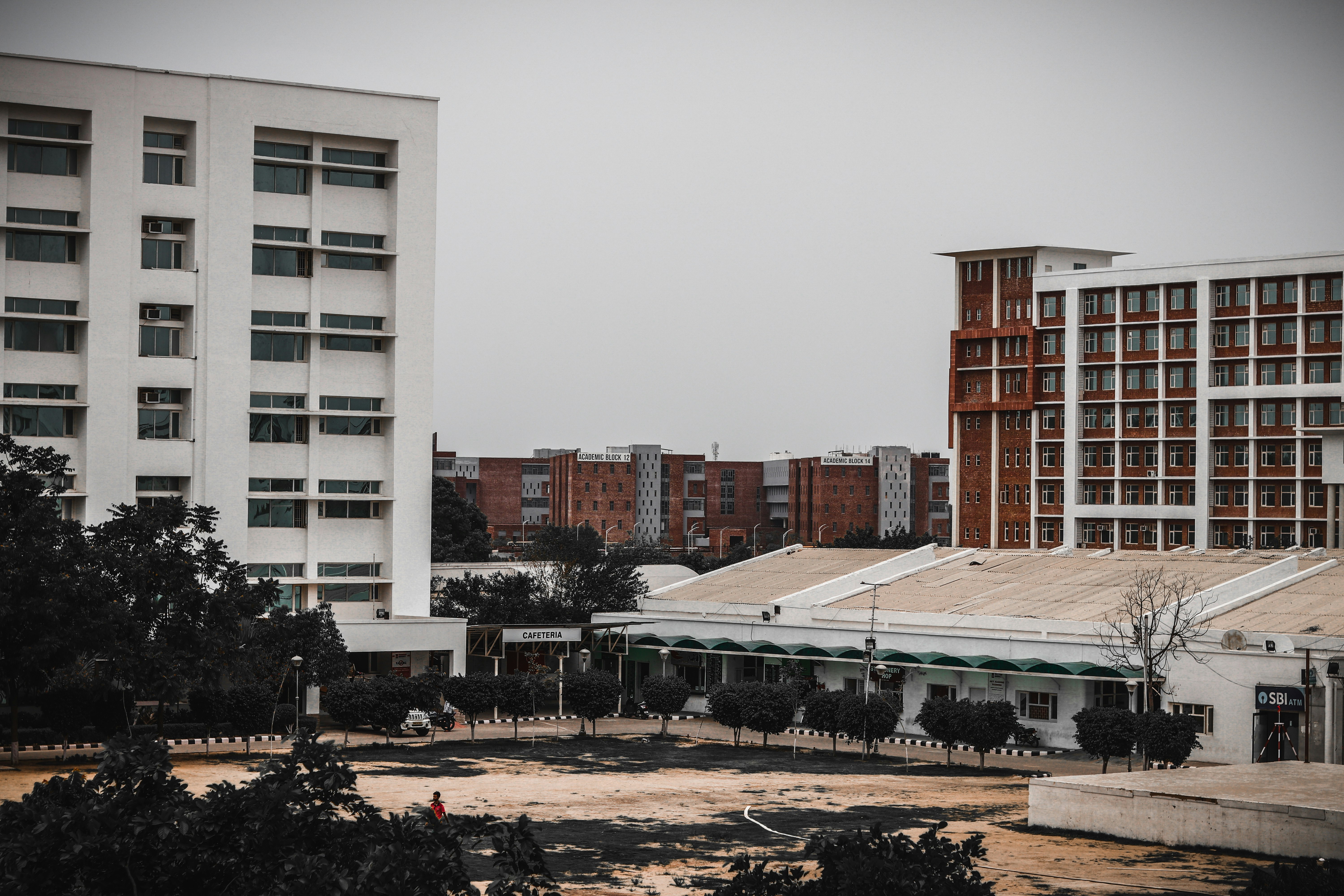 white concrete building